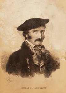 Porträt von Tomás de Zumalacárregui (1788-1835), Figur aus dem Spanischen Unabhängigkeitskrieg und dem Ersten Karlistenkrieg von Spanish School