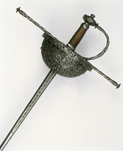 Rapiergriff (Stahl) von Spanish School