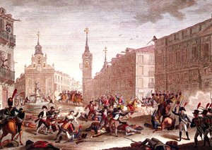 Aufstände gegen napoleonische Truppen, Madrid, Mai 1808