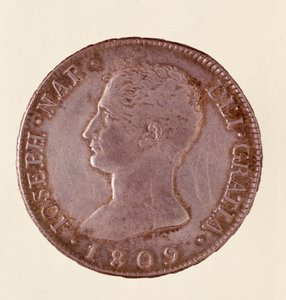 Silbermünze aus Spanien: Herrschaft von Joseph Napoleon von Spanish School