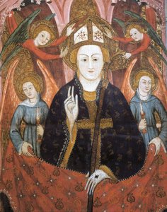 St. Lazarus, Retablo des Lebens von St. Lazarus von Spanish School