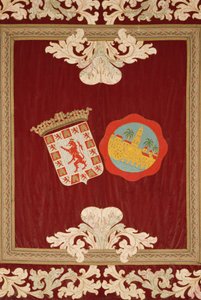 Wandteppich aus der Halle der Mosaiken im Alcázar der christlichen Könige von Spanish School
