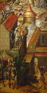 Der Mord an Montezuma und die Plünderung seines Schatzes