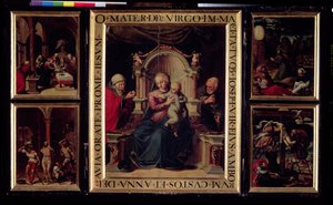 Triptychon aus der Capilla de las Reliquias von Spanish School