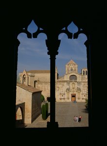 Ansicht der Kirche im Kloster, begonnen 1161 von Spanish School