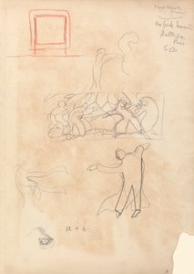 Höhle des Goldenen Kalbs: Studie von Tänzern von Spencer Frederick Gore