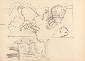 Höhle des Goldenen Kalbs: Baumhaus, Design für Paneele mit Tieren von Spencer Frederick Gore