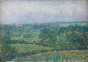 Landschaft auf dem Land, um 1909-10