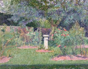 Der Garten in Hertingfordbury, 1908 von Spencer Frederick Gore
