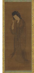 Die stehende Figur einer Frau