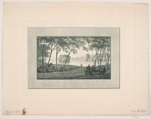 Bagsværd See. Aussicht bei Nybro von Søren Henrik Petersen