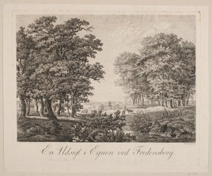 Eine Aussicht in der Gegend von Fredensborg von Søren Henrik Petersen