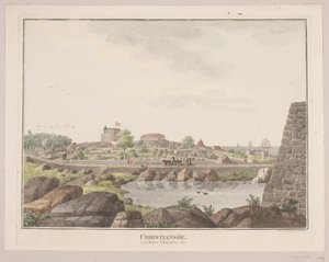 Christiansø. Von der Westseite gesehen von Søren L. Lange