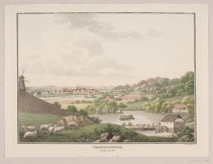 Christiansfeld, von der östlichen Seite