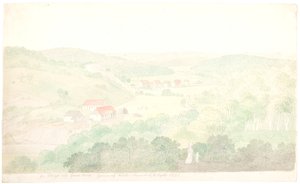 Eine Aussicht bei Greis Mühle in der Gegend von Søren L. Lange