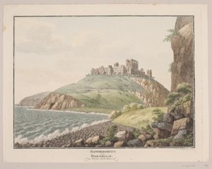 Hammershus auf Bornholm. Von der Südseite gesehen von Søren L. Lange