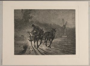 Arbeitswagen. Abend von Søren Lund