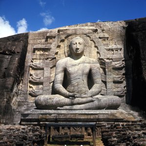 Buddha von Gal Vihare von Polonnaruwa (Sri Lanka) (zugeschrieben König Parakrama Bahu) von Sri Lankan School