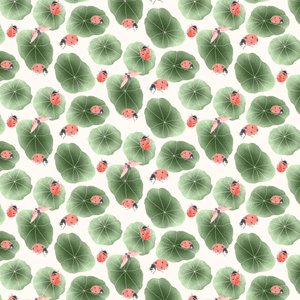 Kapuzinerkresse Koordinatenmuster Farbvariante 2 von Stacy Hsu