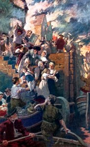 Der Große Brand von London von Stanhope Alexander (after) Forbes