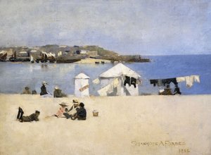 Kinder am Strand, St. Ives von Stanhope Alexander Forbes