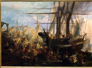 Einschiffung von Abd El Kader von Stanislas Gorin