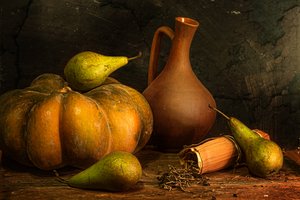 Rustikales Herbst-Stillleben von Stanislav Aristov