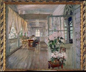 Terrasse eines Herrenhauses