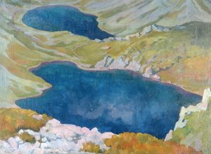 Hinczow-Seen in den Tatra-Bergen, 1907
