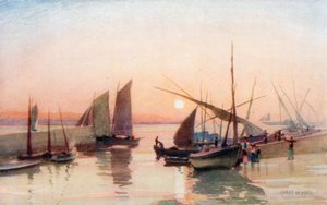 Fischerboote im Tejo