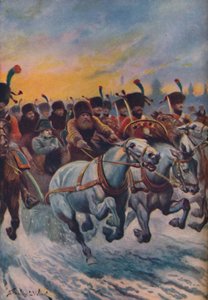 Napoleon beim Rückzug aus Moskau, ca. 1925