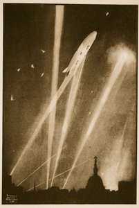 Zeppelin-Angriff auf London, Illustration aus 