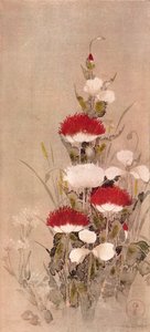 Mohnblumen, Weizen und Natane-Blumen, 17. Jahrhundert