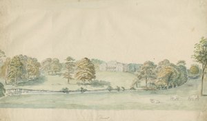 Canwell Hall: getönte Bleistiftzeichnung, undatiert [1762-1802]