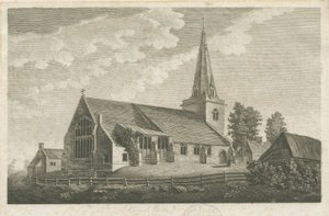 Church Eaton Kirche: Gravur, nd [ca. 1800]