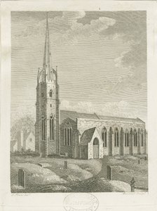 Clifton Campville Kirche (Stich) von Stebbing Shaw