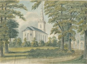 Great Barr Kapelle: Aquarell, 1762-1802