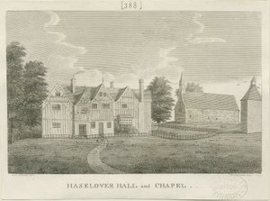 Haselour Kapelle: Gravur von Stebbing Shaw