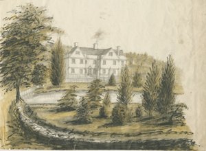 Madeley - Altes Haus: Aquarellzeichnung, undatiert [1762-1802]