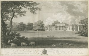 Shugborough Hall (Stich) von Stebbing Shaw