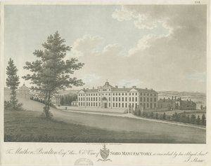 Soho Manufaktur (Aquatinta-Stich) von Stebbing Shaw