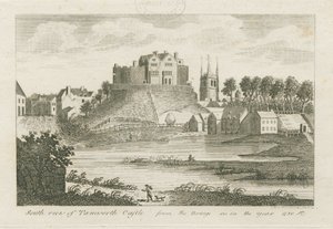 Tamworth Castle: Gravur von Stebbing Shaw