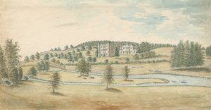 Tixall Hall und Torhaus