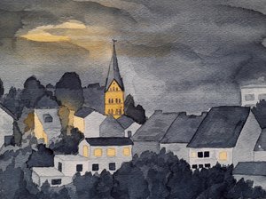 Bad Honnef bei Nacht