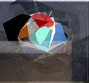 Geschichtetes geometrisches Prisma