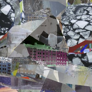 Städtische Eiskollage