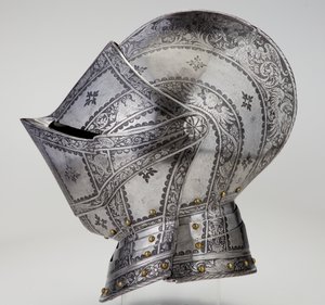 Helm der Rüstung für Feld und Tjost, von Graf Franz von Teuffenbach