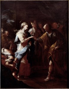 Die Heirat der Jungfrau Maria von Stefano Magnasco