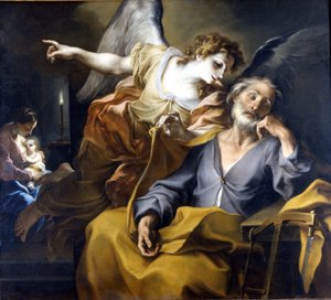 Der Traum von Joseph (1708) (Detail) von Stefano Maria Legnani