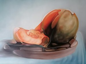 Abstrakte Schmelzende Frucht von Stefano Mazzolini